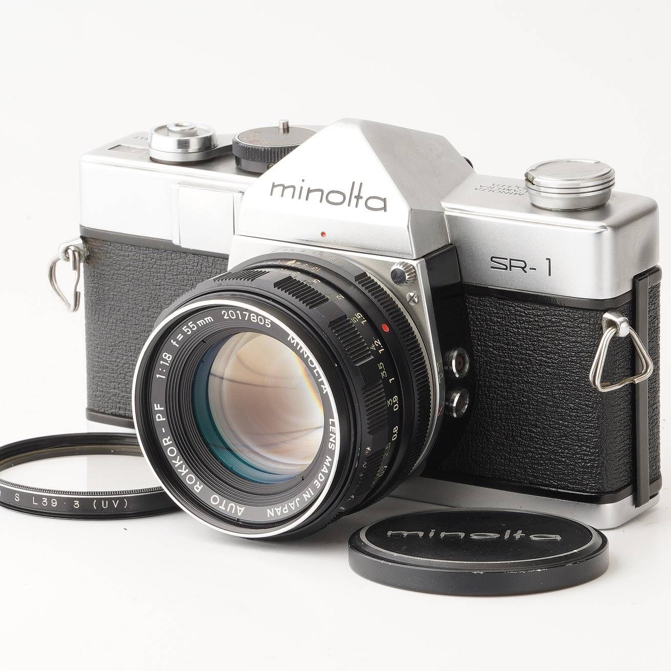 ミノルタ Minolta SR-1 / AUTO ROKKOR-PF 55mm F1.8