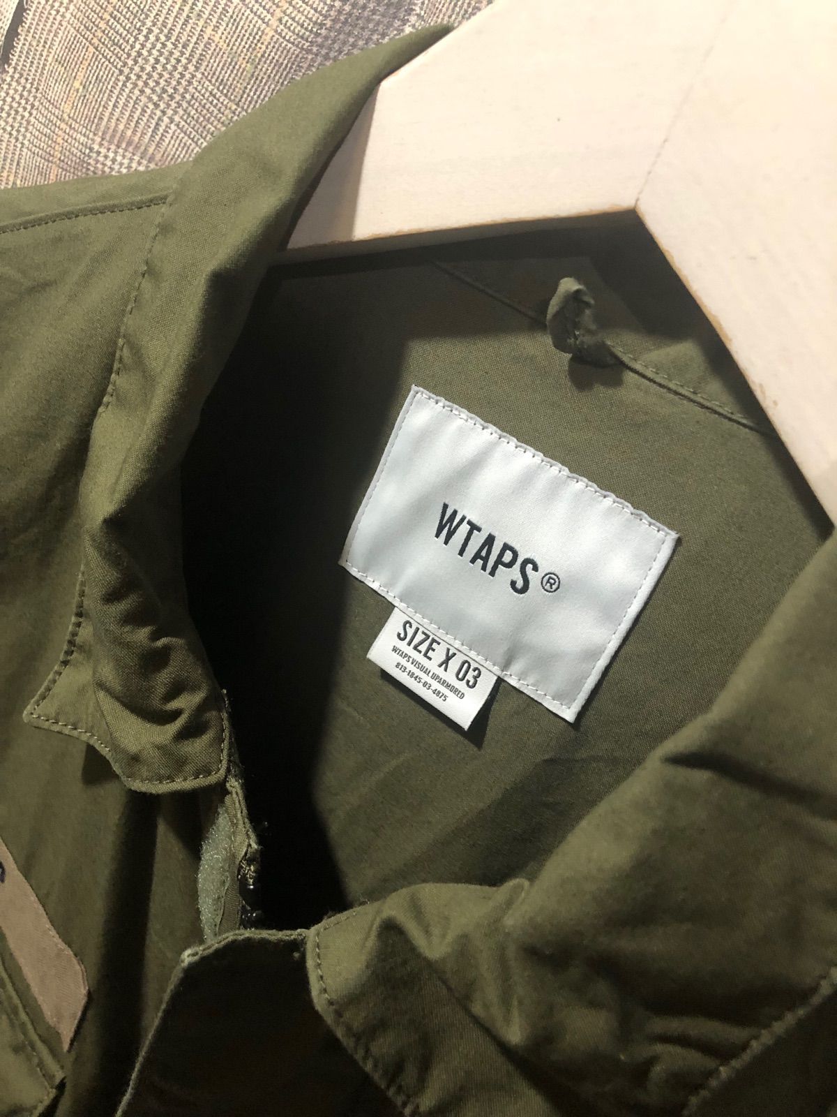 WTAPS ダブルタップス 2021ss FLYERS ミリタリージャケット 211BRDT ...