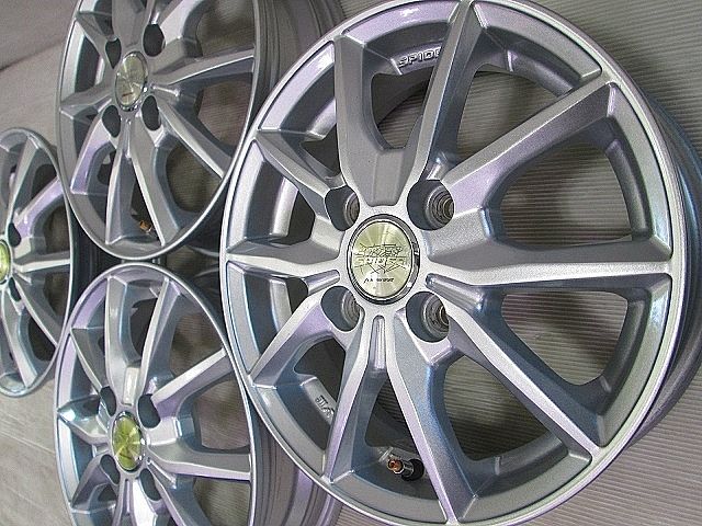 EURO SPEED SPIDER X 13インチ 4H-100PCD ワゴンR、エブリイワゴン、ムーブ、スクラム、ラパン、ミラ、アトレーなどに マナレイスポーツ□EURO speed SPIDER□13インチ 4穴-100□ 装着車種N