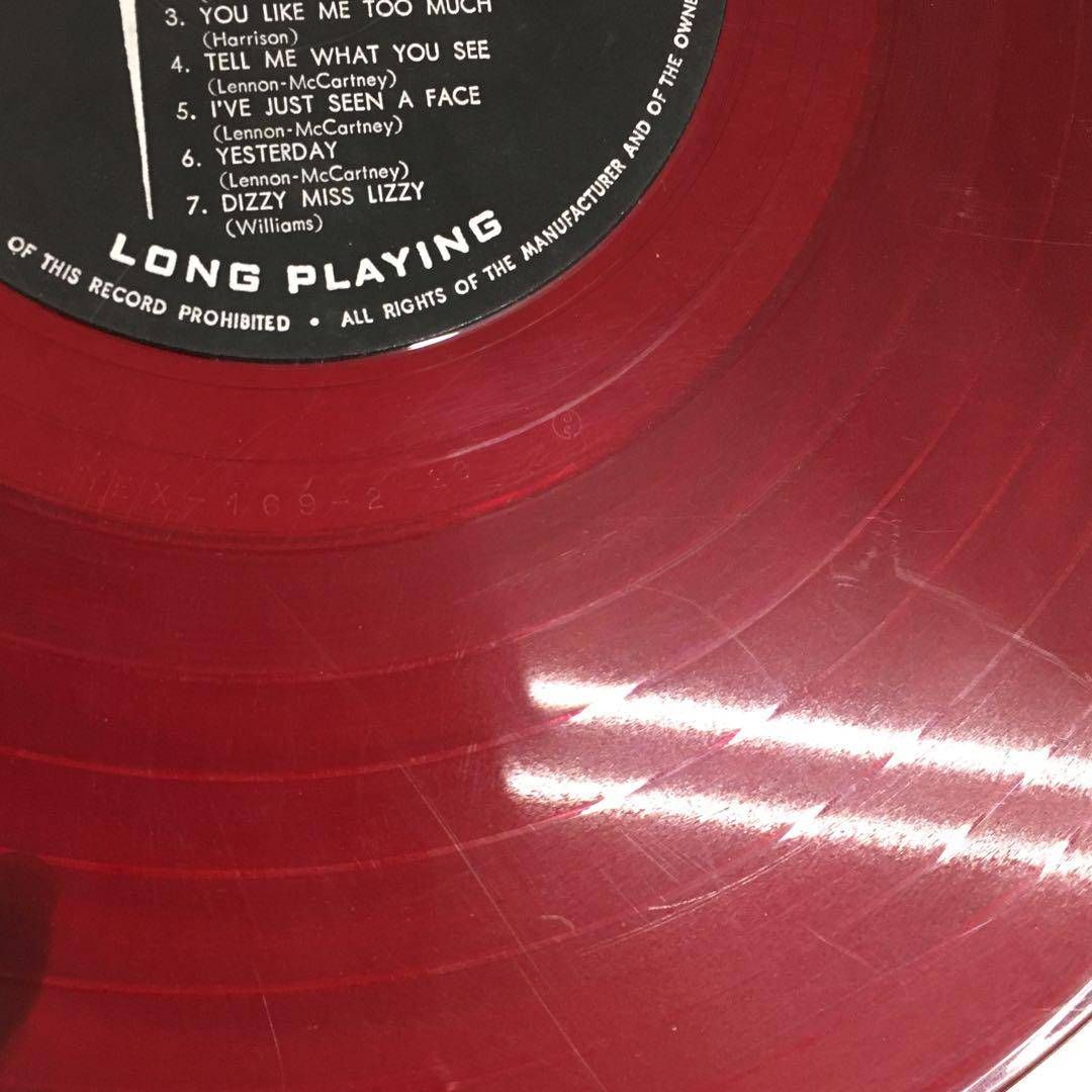赤盤‼ THE BEATLES ビートルズ LPレコード HELP! - メルカリ