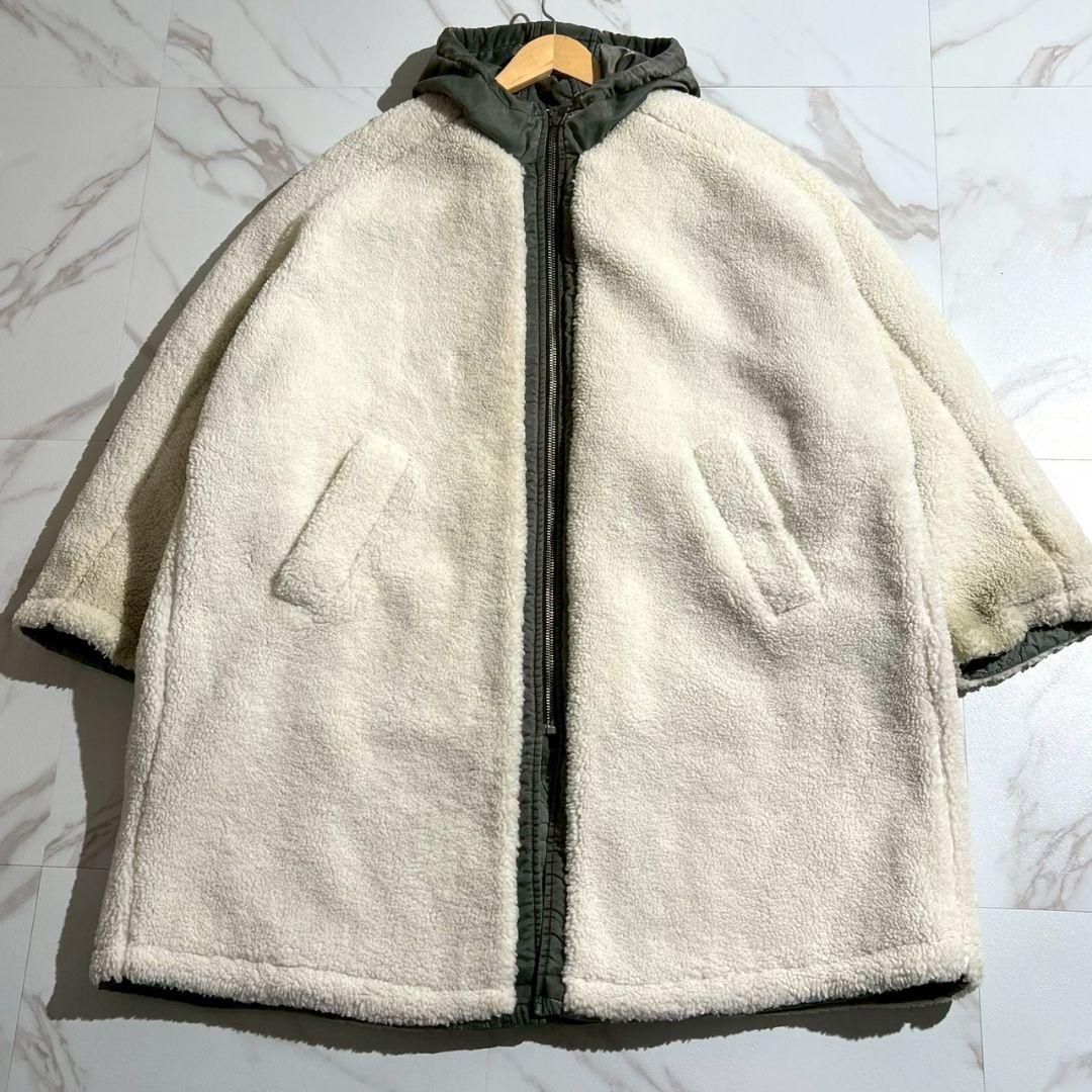 人気 DIESEL ディーゼル ウェーブステッチリバーシブルボアキルティングロングモッズコート 大きいサイズ オーバーサイズ ポケット フード DIESEL W-DAYA-21 男女兼用 ユニセックス