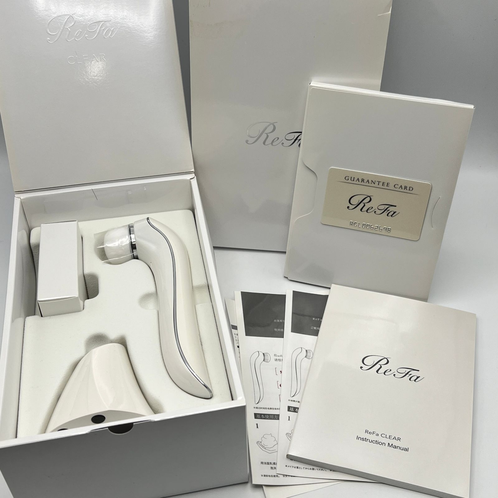 【中古・美品】MTG　リファクリア　RF-CL2123B　美顔器　美容機器　フェイスケア