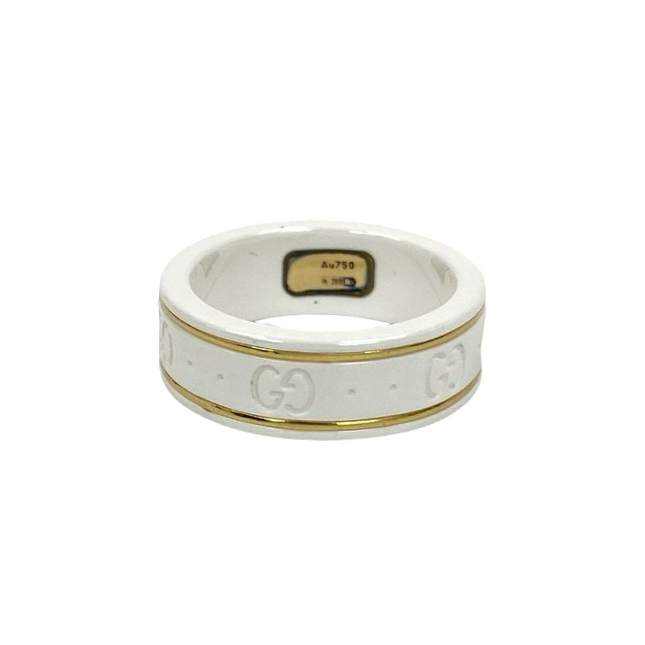 美品　GUCCI 指輪　スパイラルリング　14号 14号【GUCCI/グッチ】 リング・指輪 GGランニング K18PGピンク