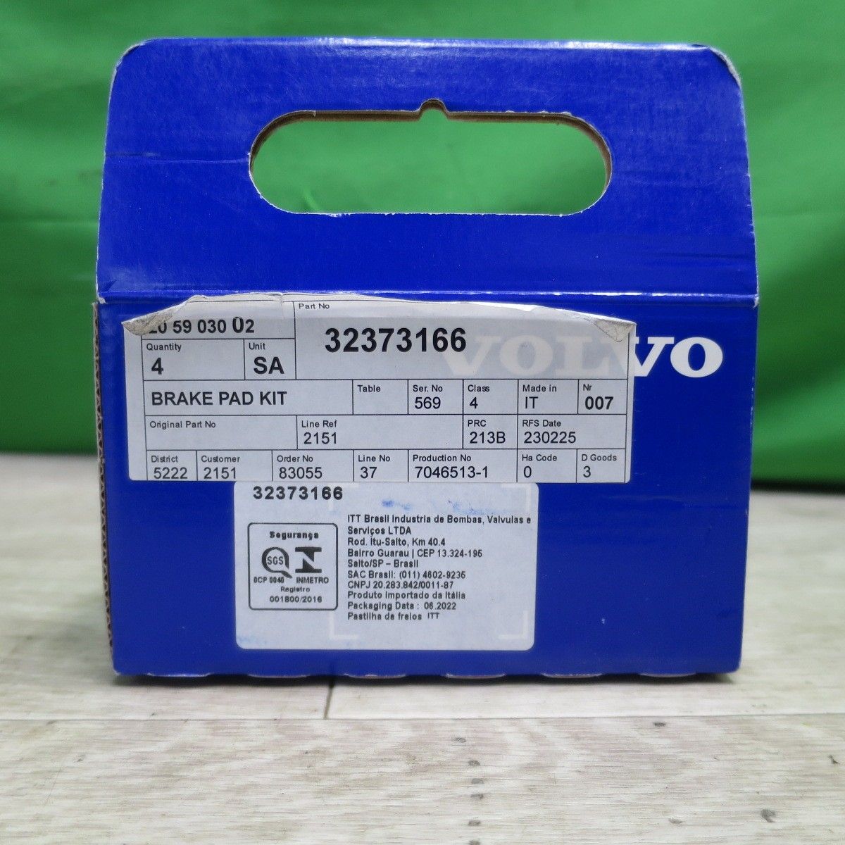 送料無料] 未使用☆VOLVO 純正 前後 ブレーキ パッド 32373166