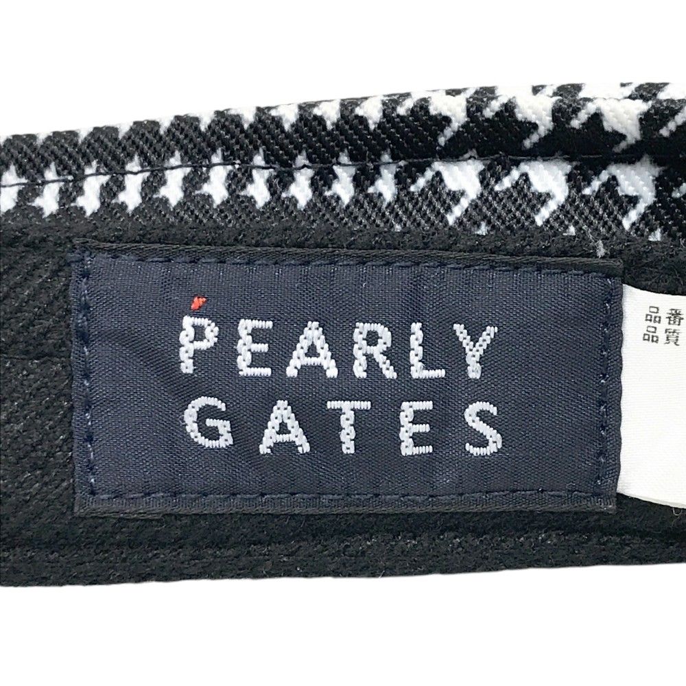 PEARLY GATES パーリーゲイツ サンバイザー 千鳥 ネイビー系 FR