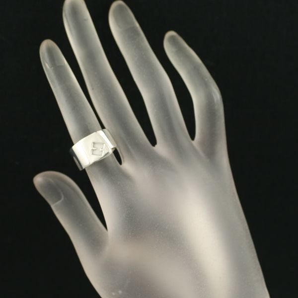 エルメス リング カルセドニー キャンディ 49号 シルバー 925 #165834  