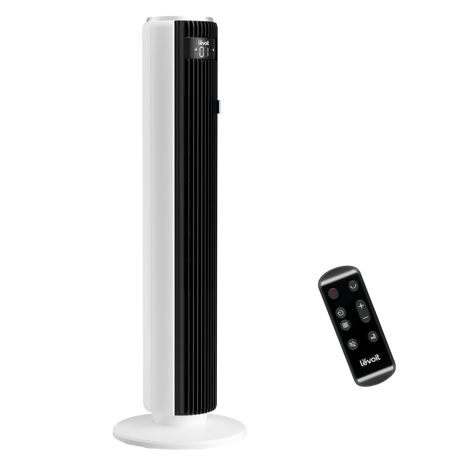 人気商品 節電対策 Levoit レボイト 扇風機 タワーファン 静音 DCモーター 羽なし 送風機 省エネ 左右90°自動首振り 上下風向き60°調整可 温度センサー付き 自動風量調節 12時間タイマー リモコン付き 7.9m|s リビング|寝室 縦