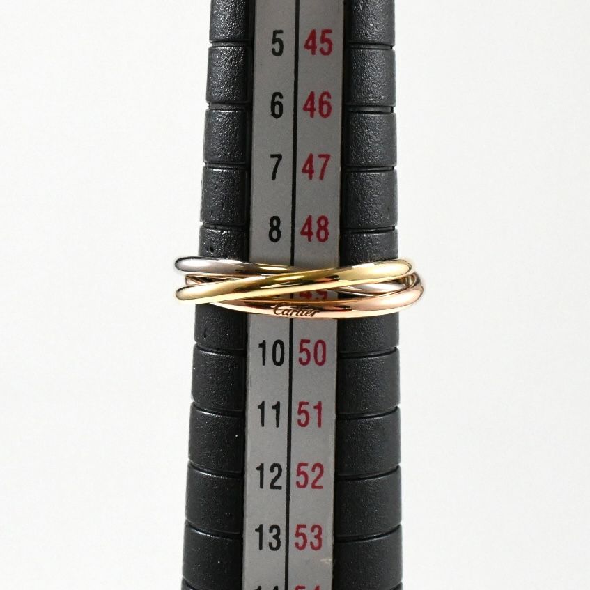 Cartier カルティエ トリニティリング XS スリーカラー K18 SIZE
