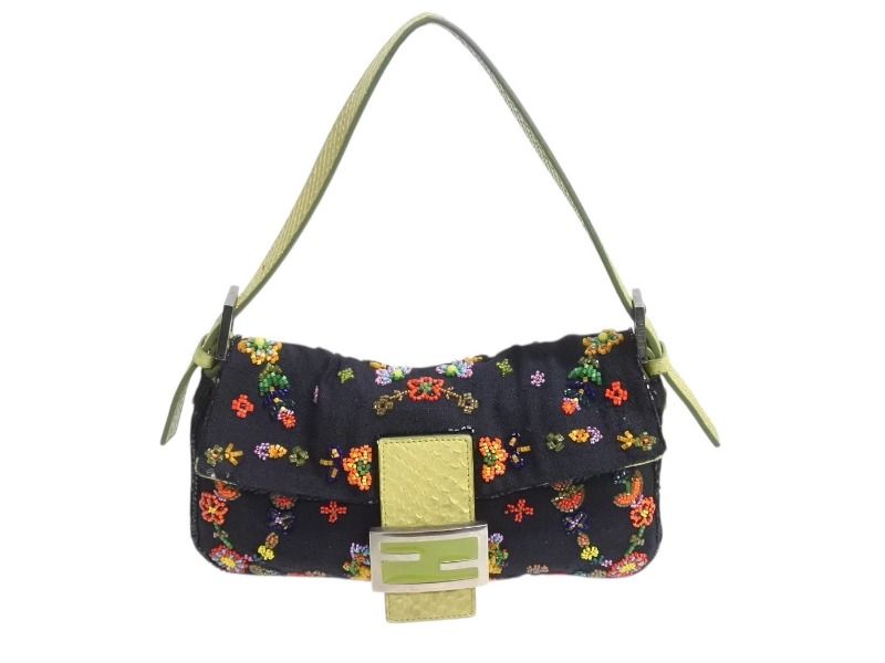 イタリア製 FENDI マンマバケット ハンドバッグ オールドフェンディ ビンテージ ジャージ素材  美品・イタリア製FENDI マンマバケット ワンショルダー ズッキーノ