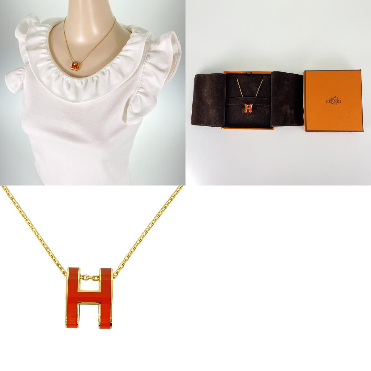 エルメス HERMES ポップアッシュ GP ネックレス fah【中古】