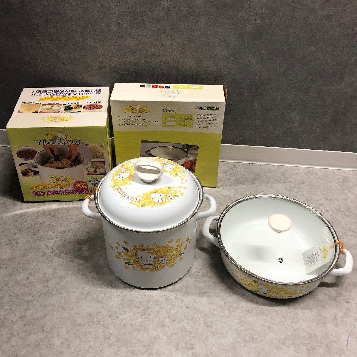 ㊳ 鍋 桂由美 新品未使用品 両手鍋 ホーロー鍋 - キッチン/食器