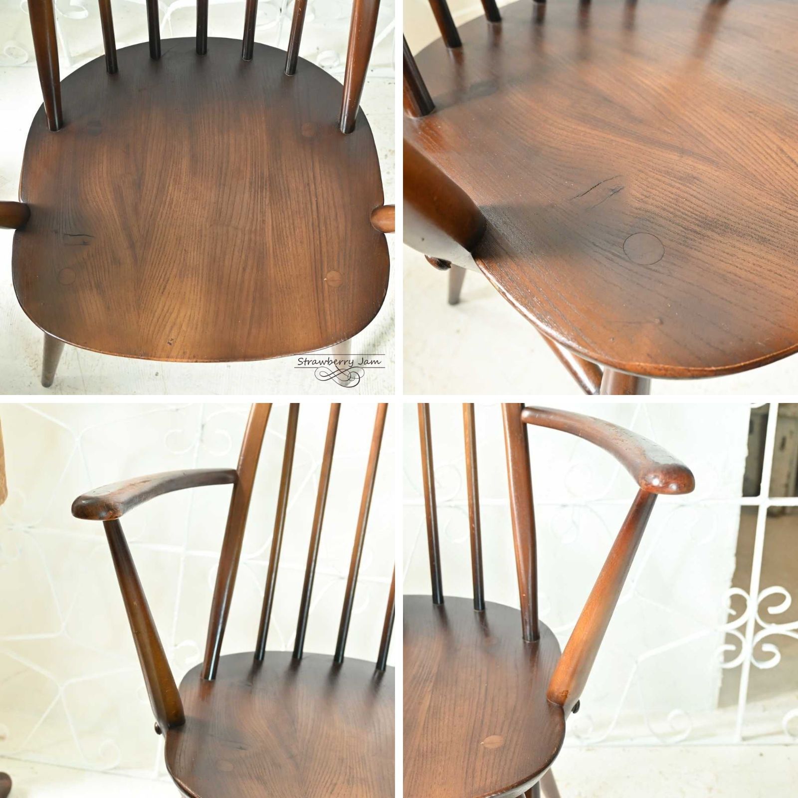 L3705-246 英国アンティーク ERCOL アーコールチェア クエーカー