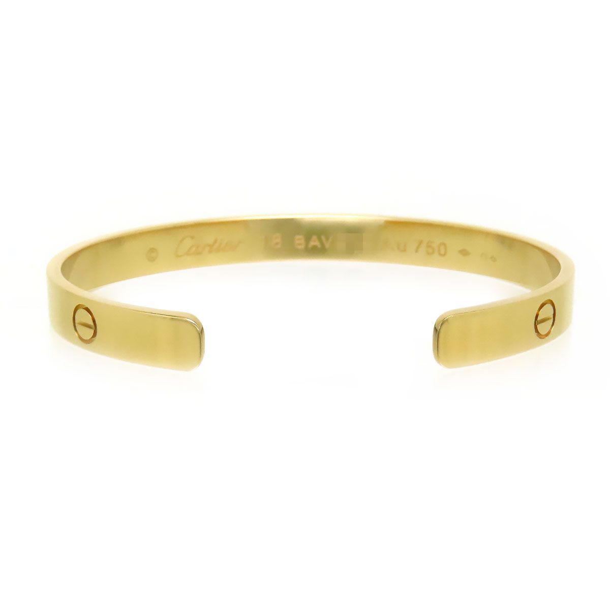 カルティエ オープン ラブ ブレスレット #18 B6032418 Au750