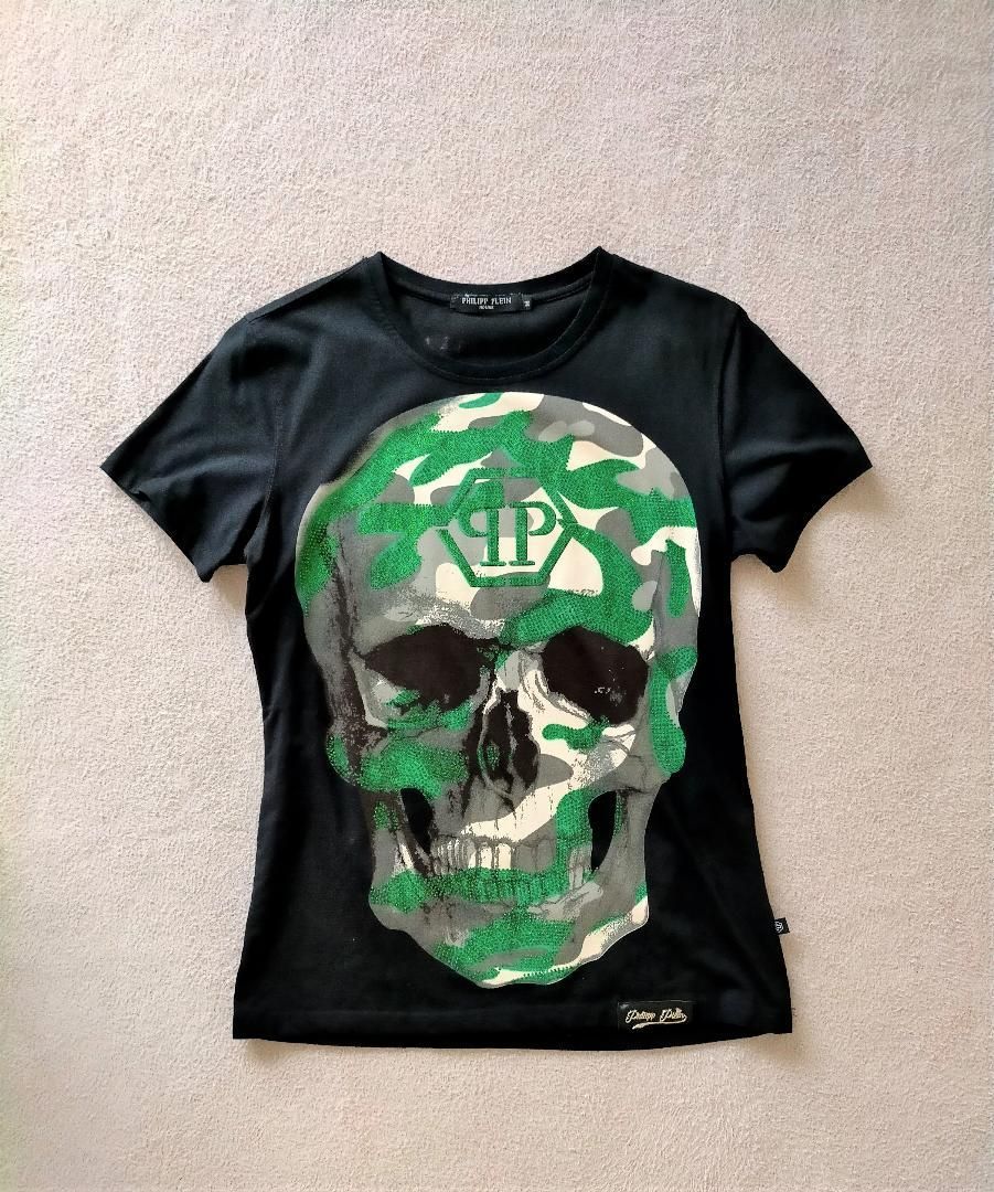 PHILIPP PLEIN スカルカットソー Tシャツ M - メルカリ