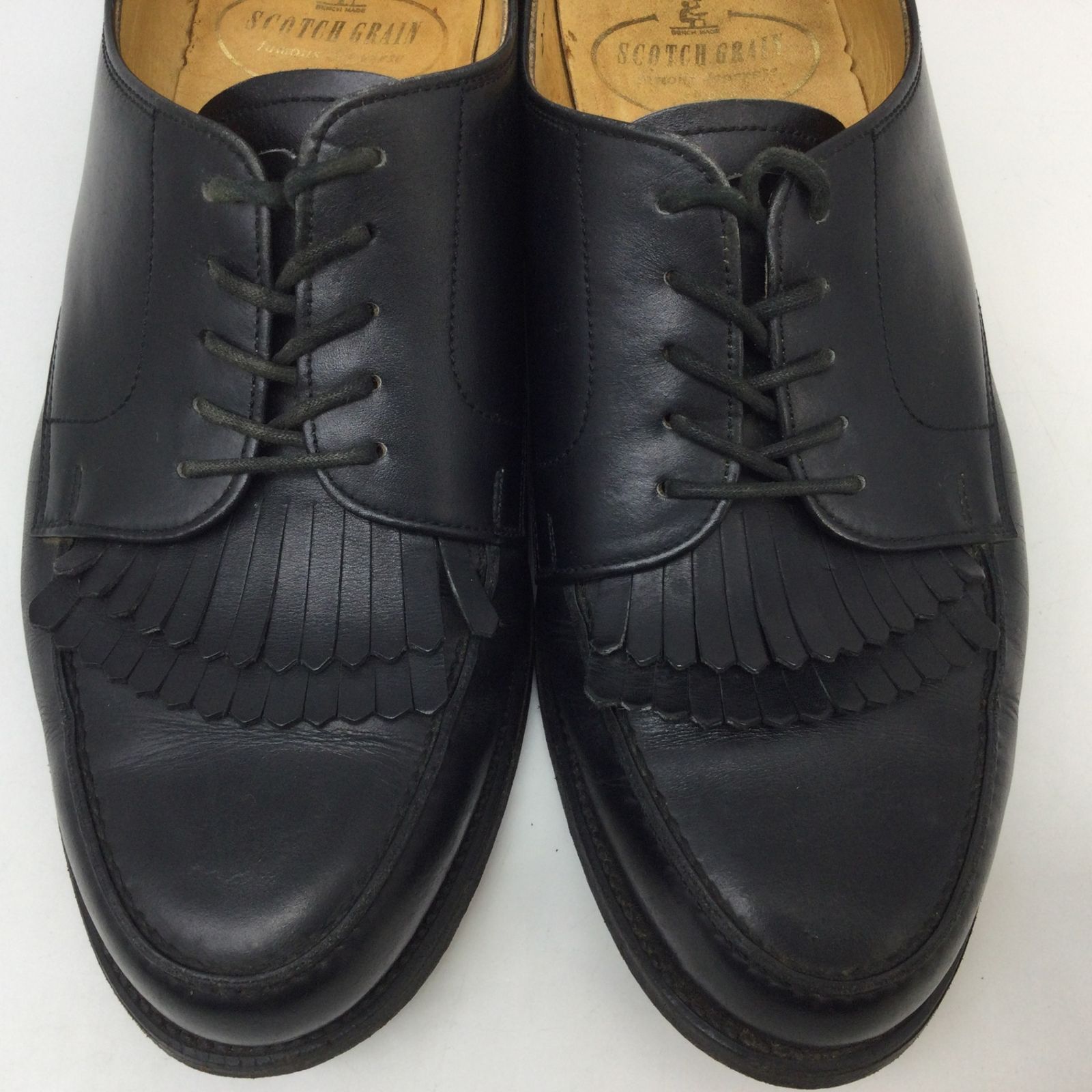 【美品】Scotch Grain スコッチグレイン　HIROKAWA 日本製 極美品】スコッチグレイン 26 SCOTCH GRAIN ストレートチップ