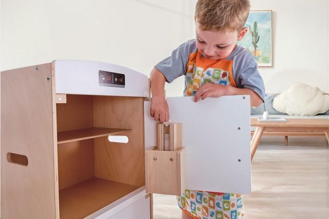 Hape ハペ おままごとれいぞうこ E3153 ホワイト 14.1 x 11.6 x 29.1 inches