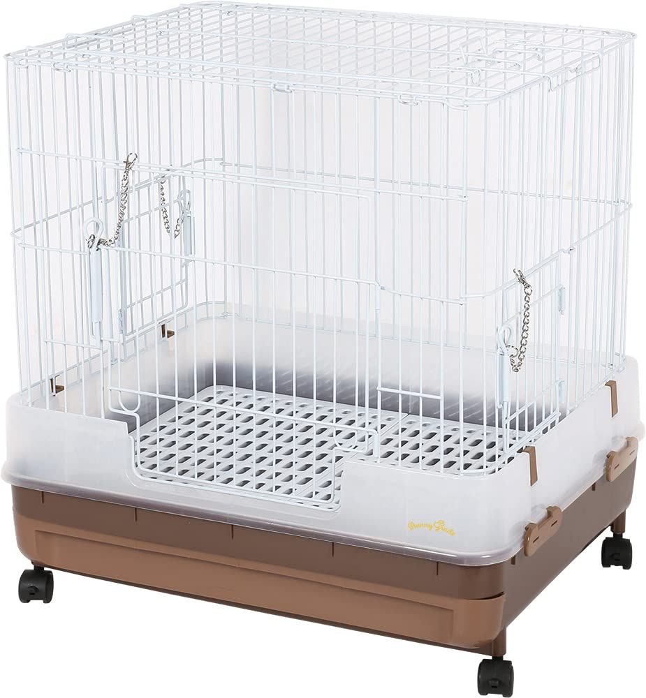 ミニマルランド うさぎのカンタンおそうじケージ ブラウン H60 ブラウン 64L x 50W x 60H cm