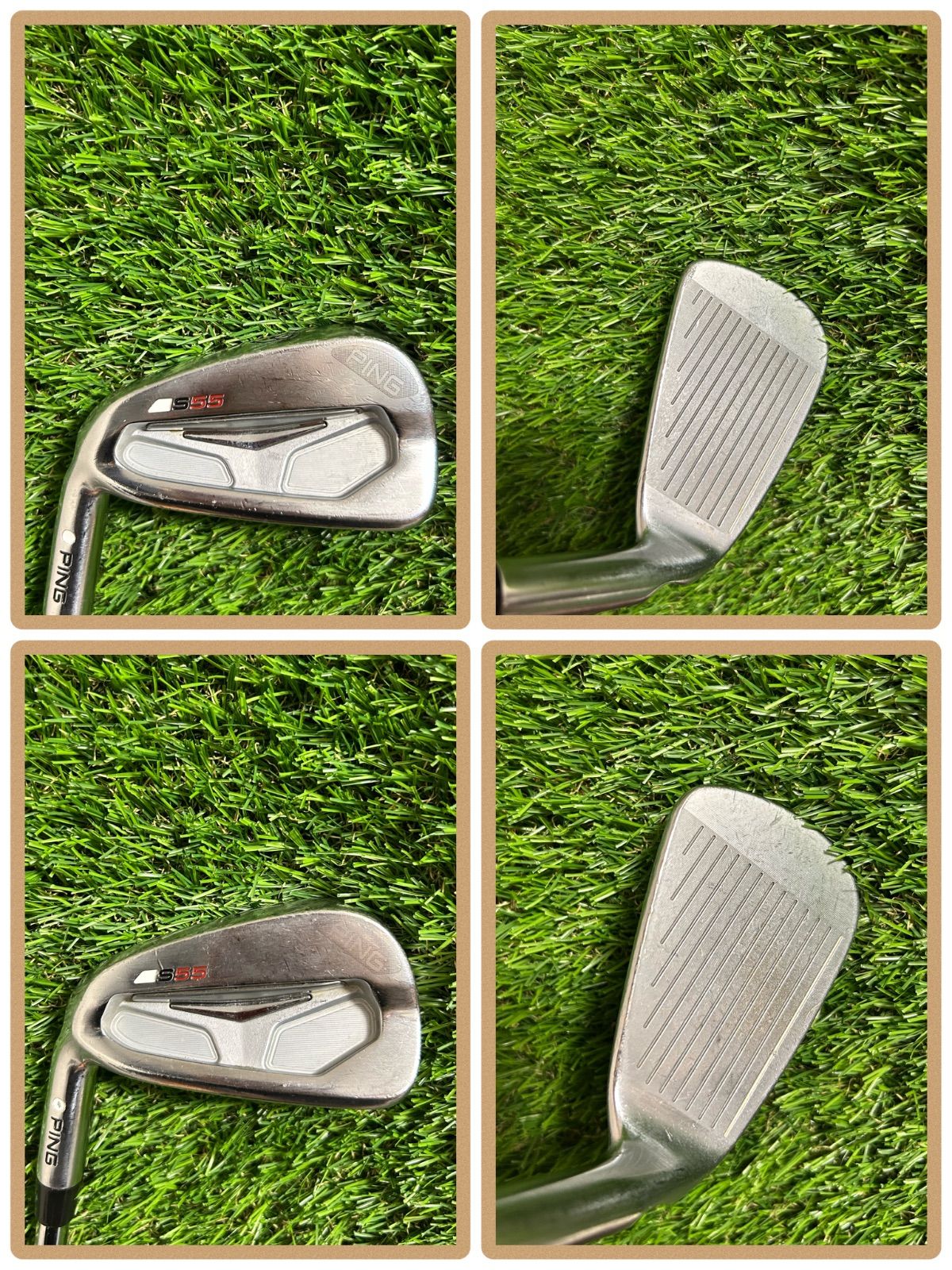 レフティレアなX！PING S55アイアンセット7本ダイナミックゴールドX100 レフティレアなX！PING S55アイアンセット7本ダイナミックゴールドX100