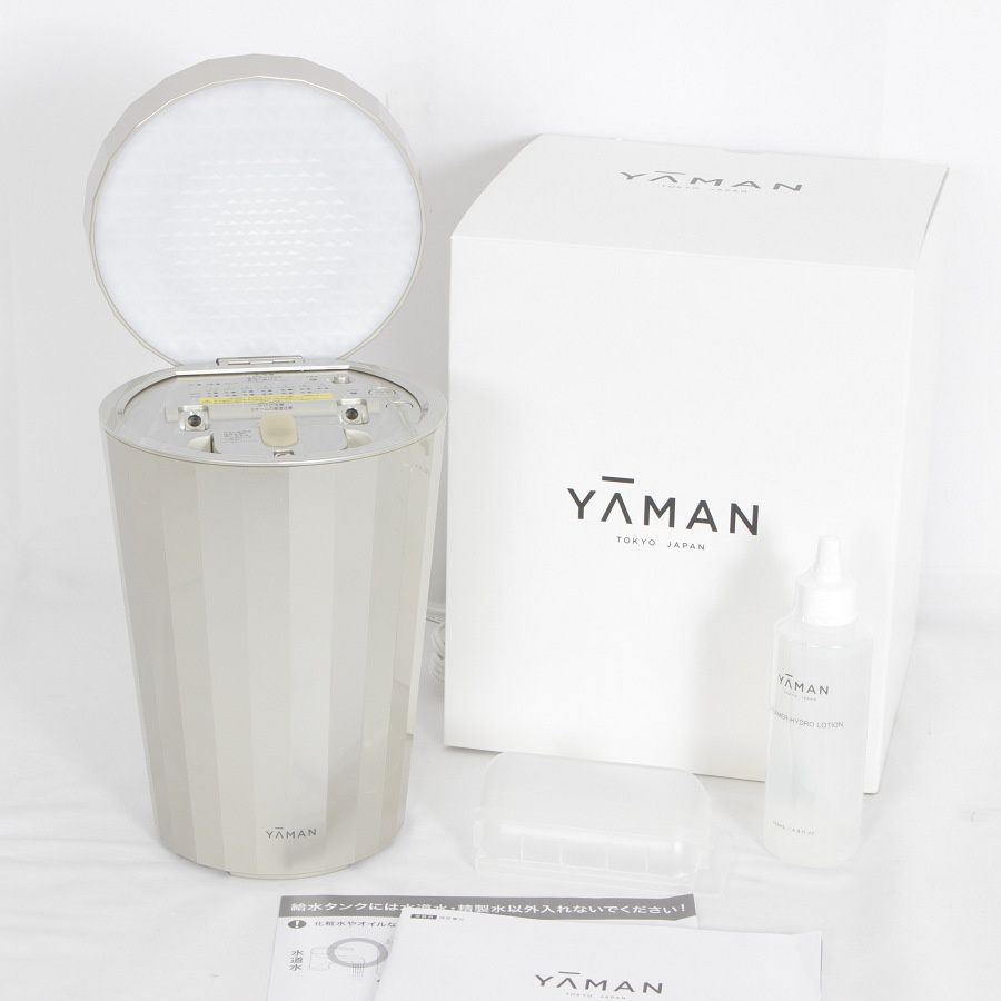 【美品】YA-MAN YJSB0N-2 シャンパンゴールド フォトケア コフレセット 美顔器スチーマー ヤーマン 本体