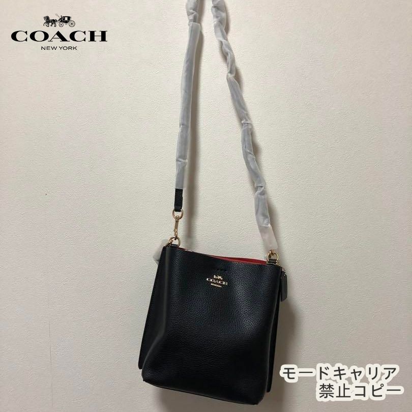 新品未使用 COACH モリー 22 バケットバッグ ショルダーバッグ ブラック 高級感 アウトレット品 - メルカリ