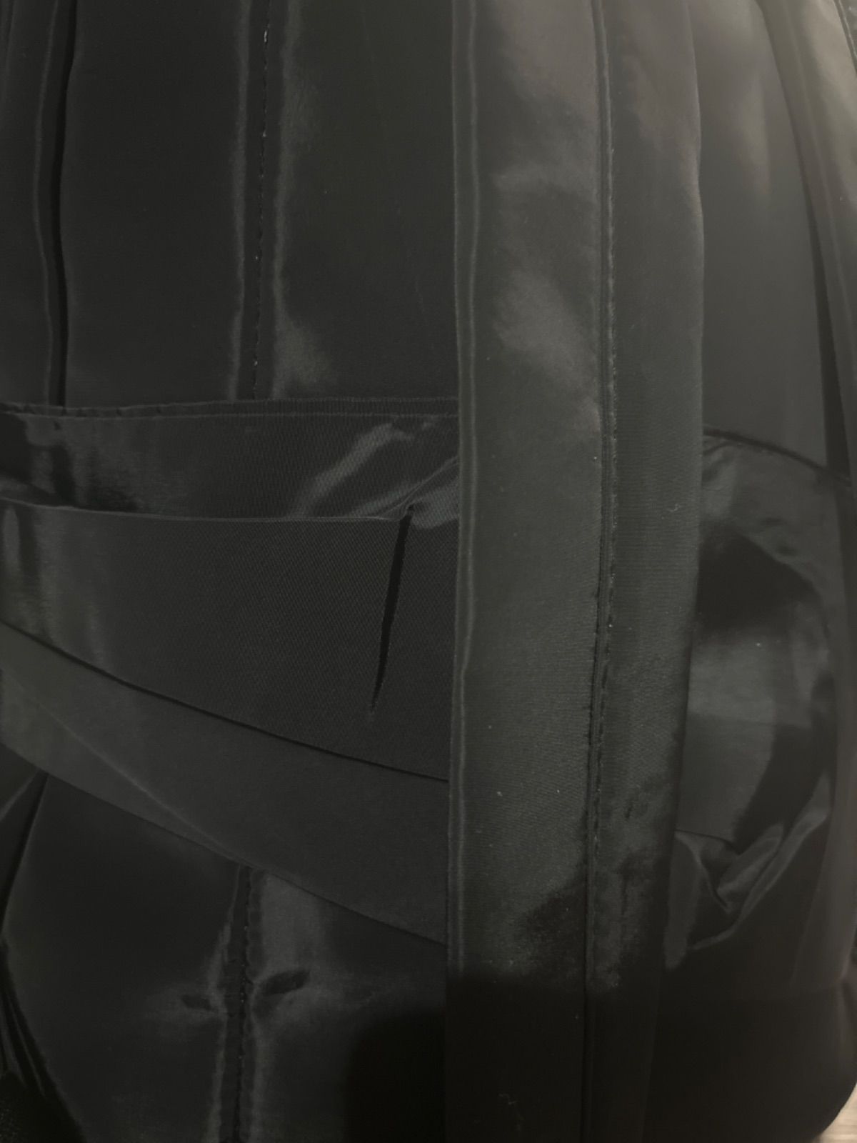 セール】新品 韓国 大人気 リボンナイロンリュック 黒 バックパック  