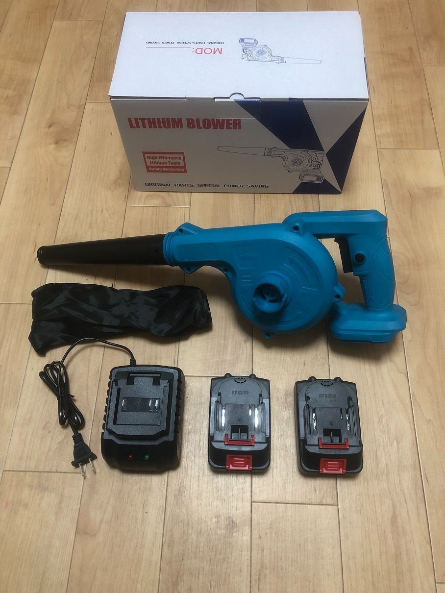 一台二役 ブロワー /大容量(21V,4000mah)バッテリー2個付き/送風機 一台二役 ブロワー/送風機 /大容量(21V,4000mah)バッテリー2個付き