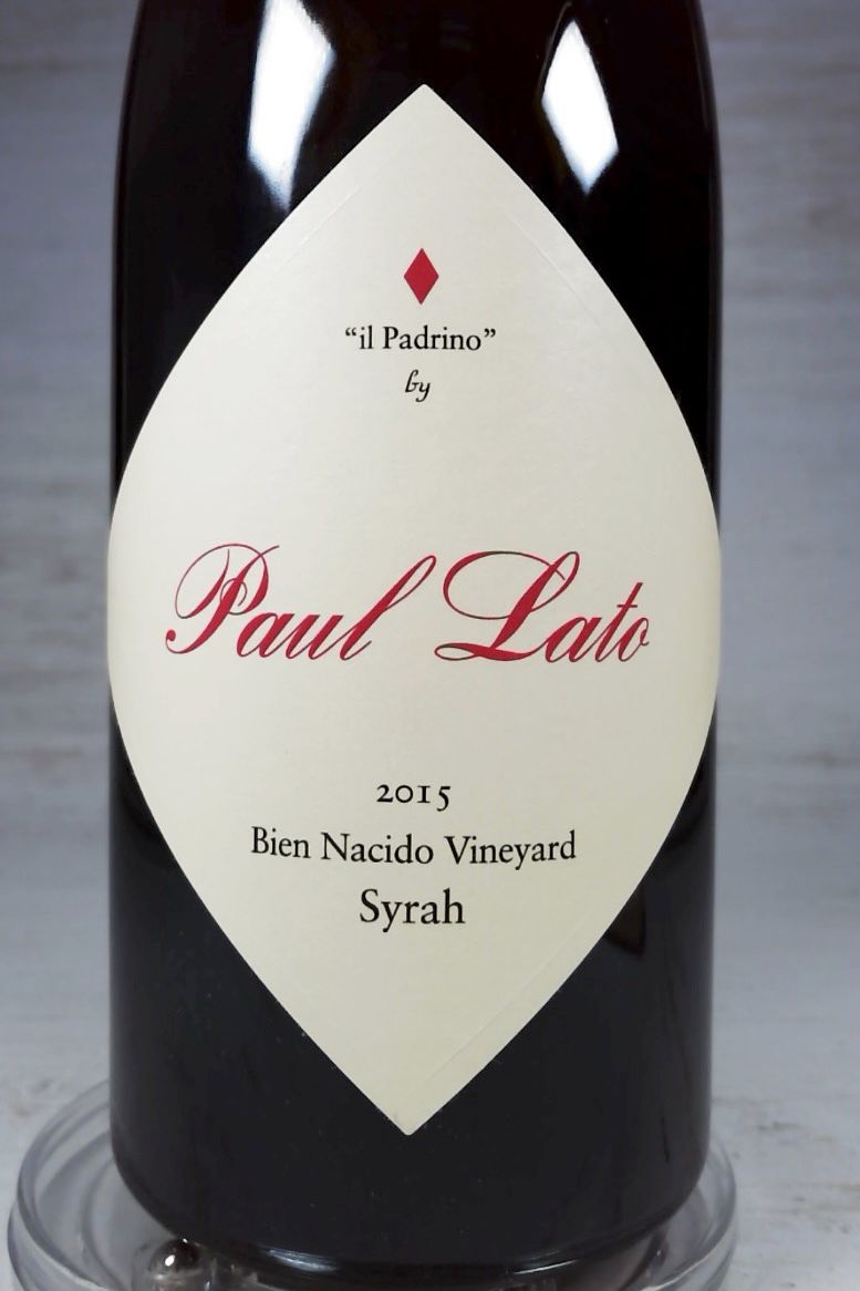 ★暫定100点★ポール･ラト、イル・パドリーノ・シラー★ Paul Lato, Bien Nacido Syrah Il Padrino [ 2015 ]