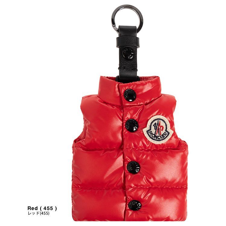 モンクレール MONCLER キーホルダー ジレ型キーリング バッグチャーム 