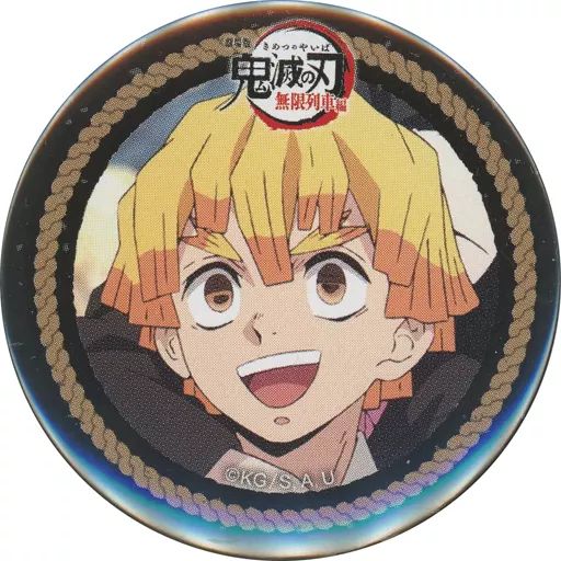 中古】バッジ・ピンズ 我妻善逸 「劇場版 鬼滅の刃 無限列車編