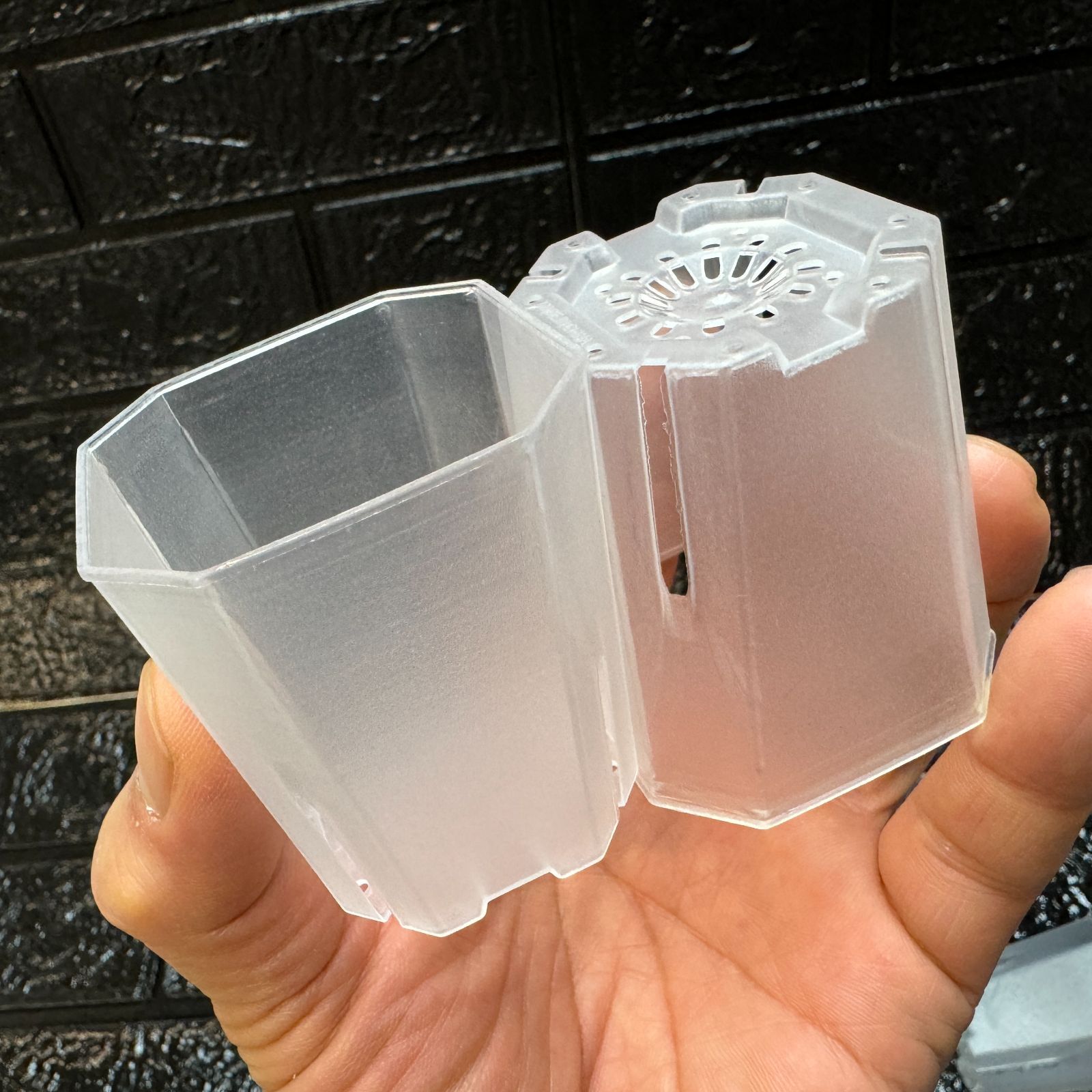 口径 14cm植木鉢多肉塊根観葉植物ハンドメイド陶器陶芸アカベサボテン