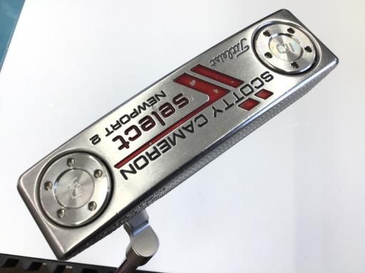 タイトリスト SCOTTY CAMERON select NEWPORT 2 2014 33インチ パター PT スチール フレックスその他 メンズ 男性用 右利き 右用 Cランク ゴルフクラブ