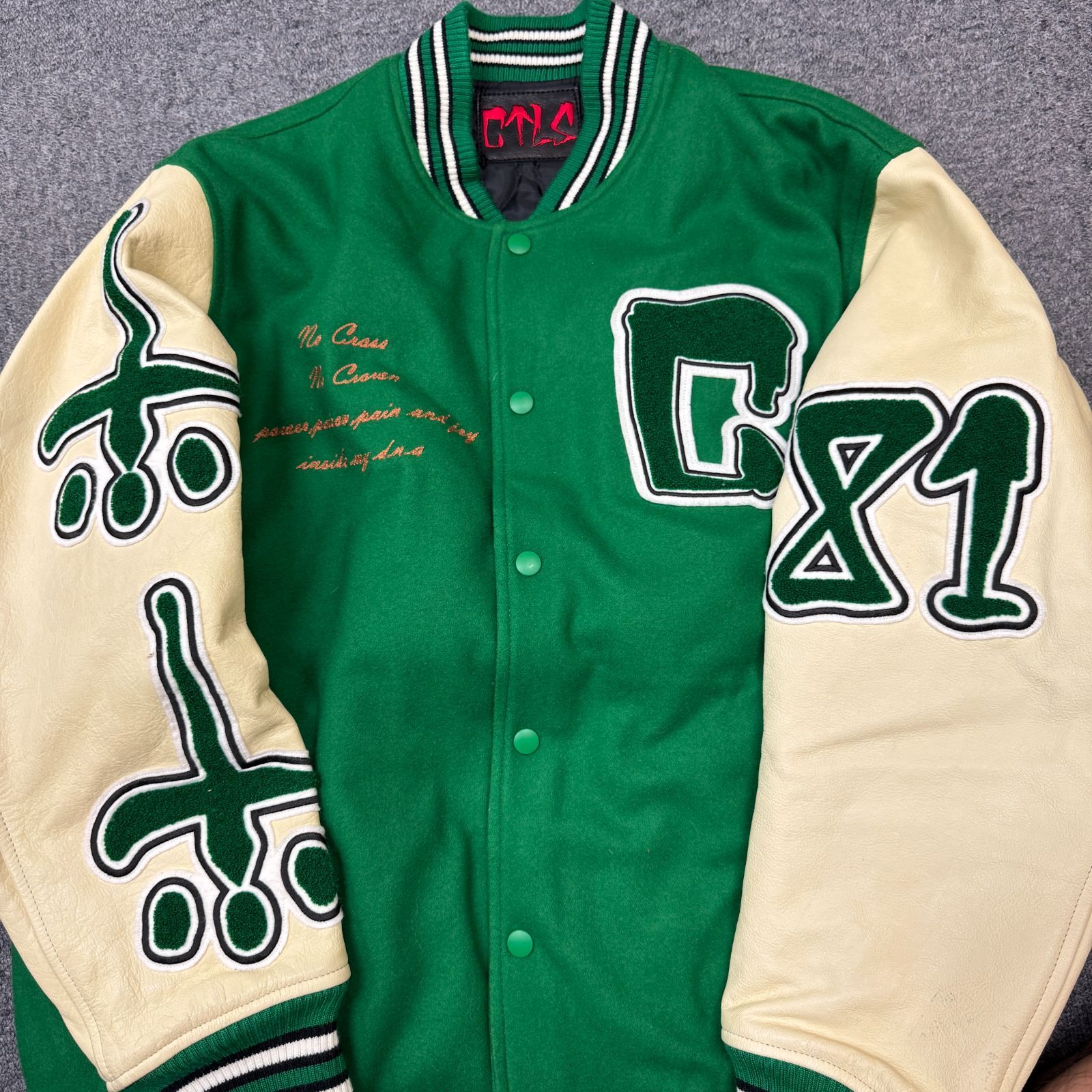 CVTVLIST 23SS CREW UNIVERSITY JACKET クルーユニバ―シティジャケット