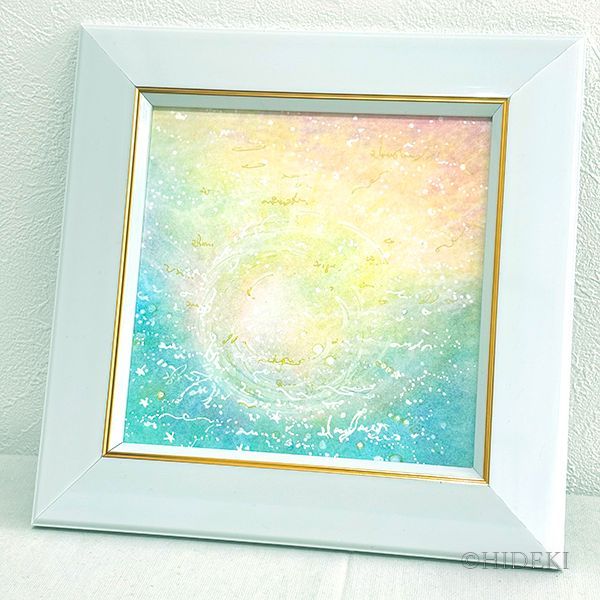 抽象画パステルアート