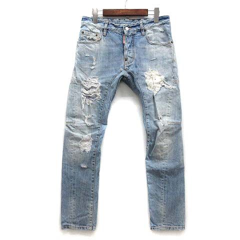 限定版 ディースクエアード デニム リペア加工 ダメージ DSQUARED2 ボトムス・スパッツ