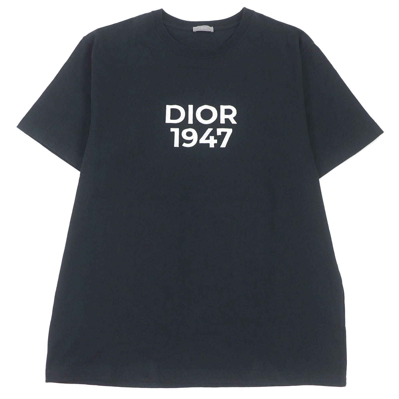 美品□DIOR ディオール オム 24SS 413J696F0554 1947ロゴ刺繍 コットン 