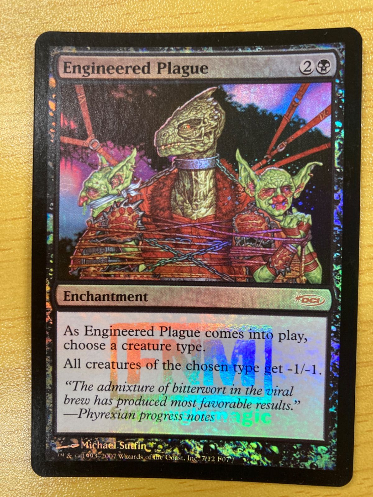 MTG 仕組まれた疫病　foil Amazon.co.jp: MTG 仕組まれた疫病 Engineered Plague FOIL