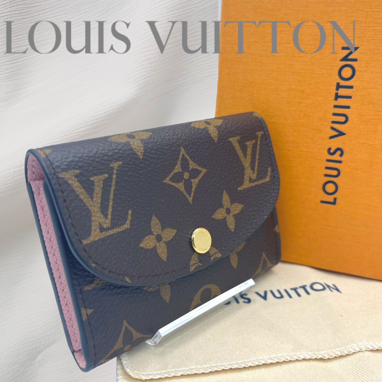 未使用】LOUIS VUITTON ルイヴィトン ヴィトン ポルトモネ・ロザリ M62361 モノグラム ローズバレリーヌ - メルカリ