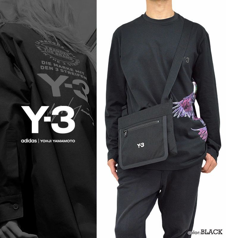 Y-3 ワイスリー サコッシュショルダーバッグ Y-3 CL SACOCHE クロスボディバッグ 斜め掛け YOHJI YAMAMOTO adidas  トート バック 通勤通学 ユニセックス 男女兼用 レディースバッグ メンズバッグ カバン かばん 鞄 - メルカリ