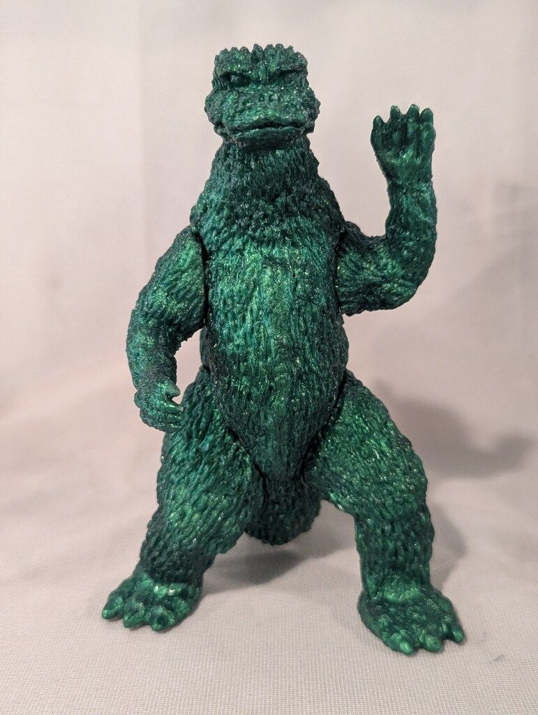 墓場の画廊 てんつく工芸 ゴジラ キンゴジ 未開封 ゴジラ ソフビ 墓場