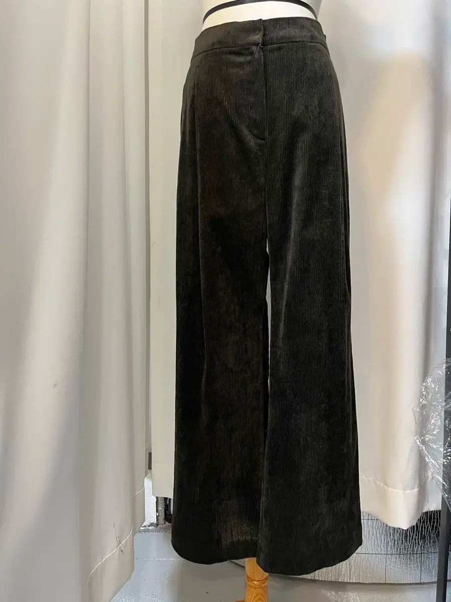 TIME コーデュロイ ワイド パンツ カーキ 64-94