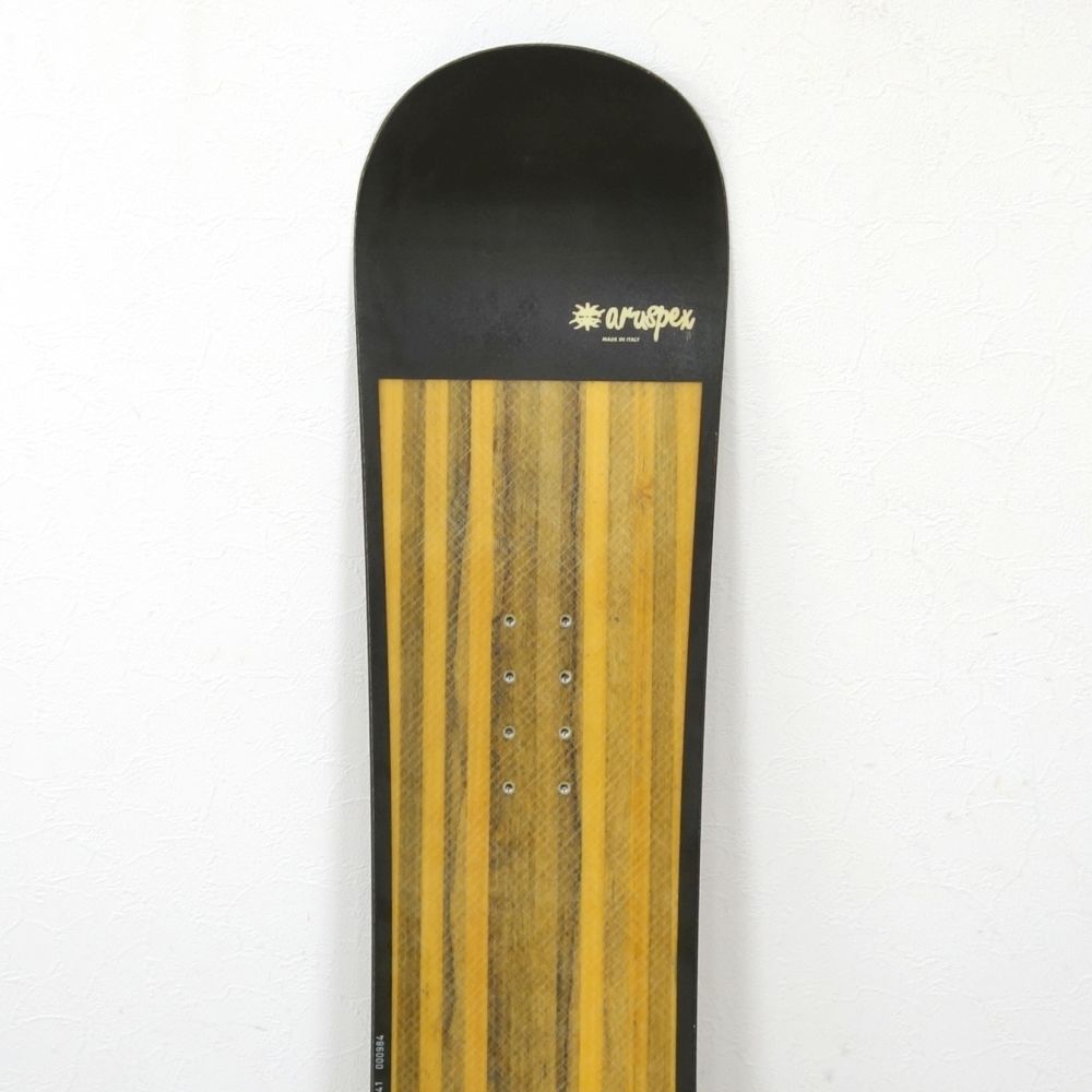 アルスペックス aruspex  BOARD スノーボード 141cm 板 板のみ スノボ デッキ イタリア製 アウトドア 141cm アルスペックス aruspex SNOW BOARD スノーボード 141cm 板 板