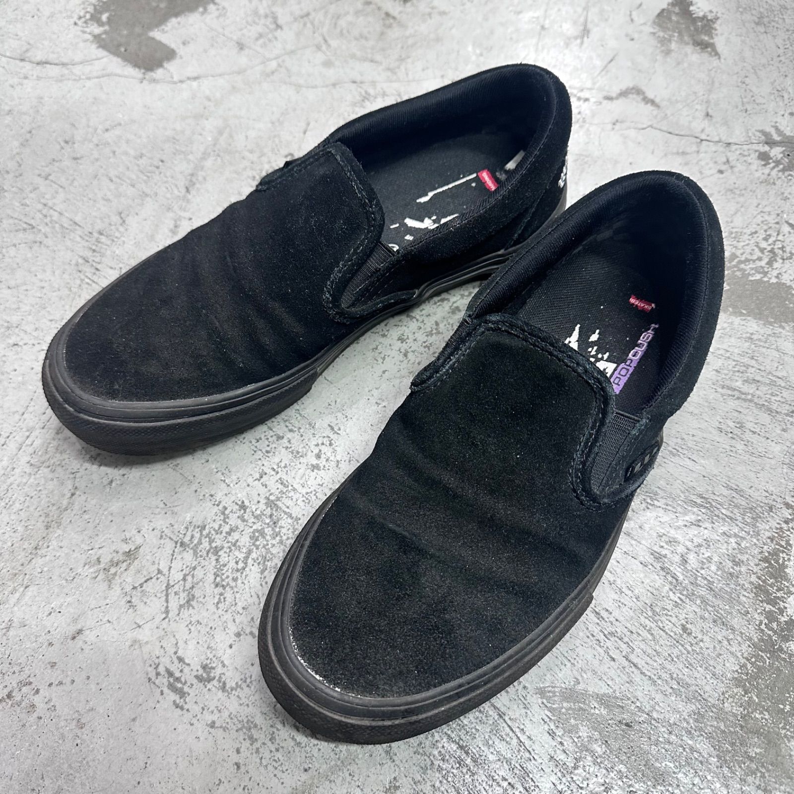 VANS × MOTORHEAD Skate Slip-On スエードスリッポン ローカット 