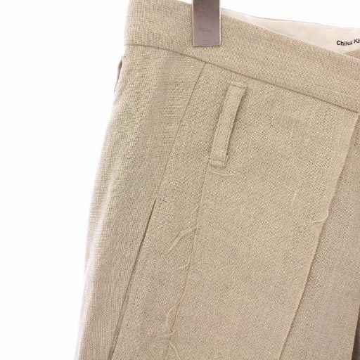 チカキサダ Chika Kisada テーパードパンツ スラックス 麻 リネン 1  