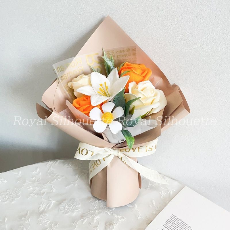 花 アートフラワーブーケ アートフラワー 造花 花 プレゼント 4 花