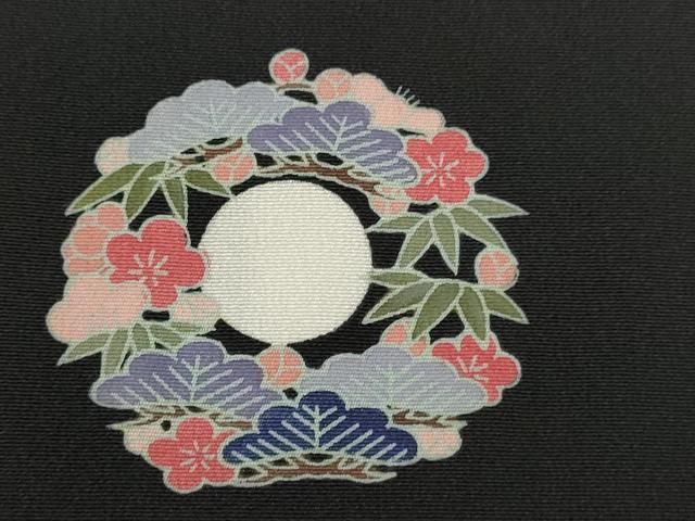 平和屋着物○本加賀友禅作家 百貫華峰 色留袖 飛鶴