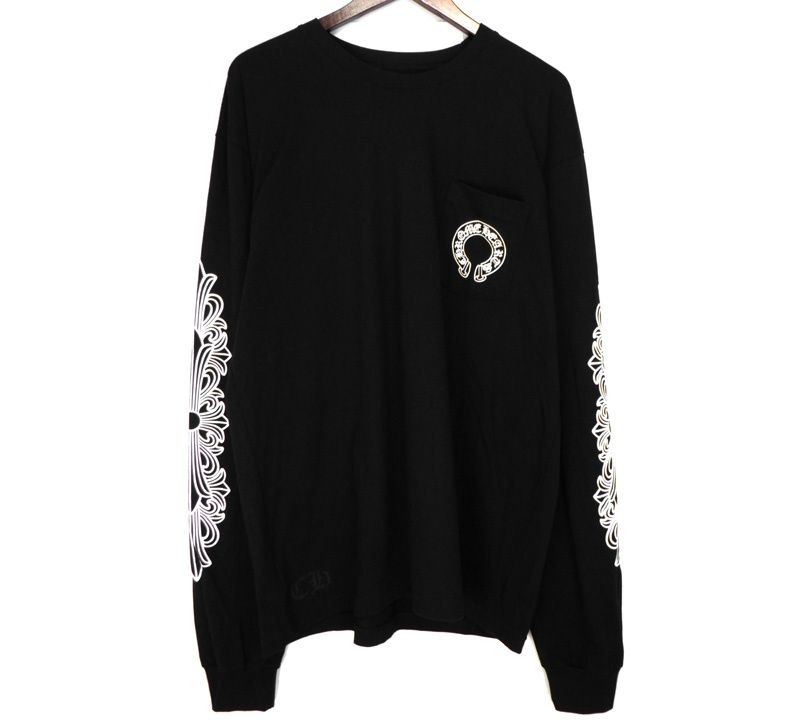 クロムハーツ CHROME HEARTS 【 Horseshoe L/S Tee 】 袖