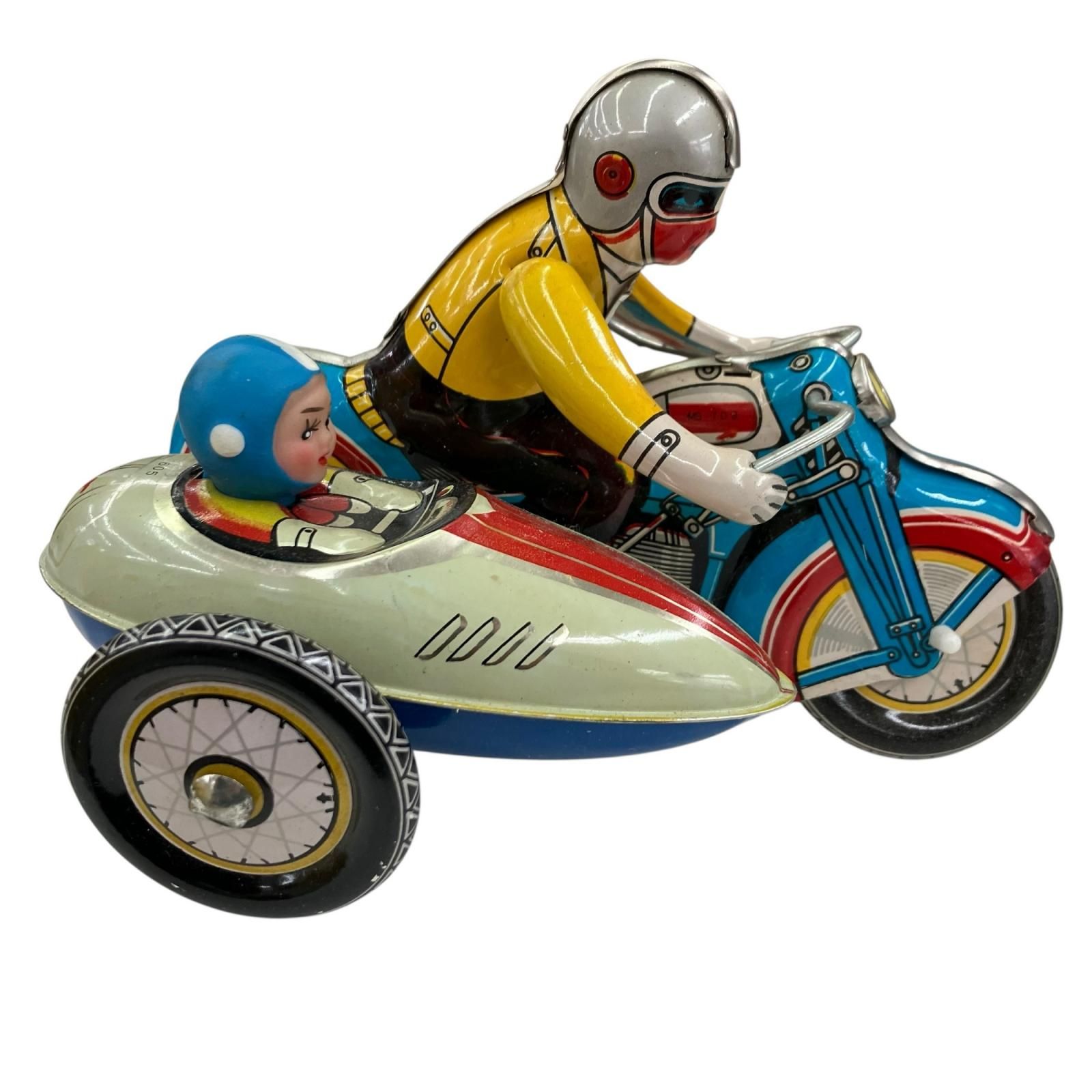 まだまだ、ゼンマイok ブリキのパトカー　アンティークミニカー まだまだ、ゼンマイok ブリキのパトカーアンティークミニカー