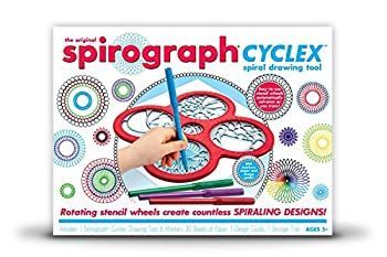 【中古】【非常に良い】spirograph らくらく・くるくる螺旋引きデザイン定規 スパイログラフ サイクレックスキットSpirograph Cyclex Kit [並行輸入品]
