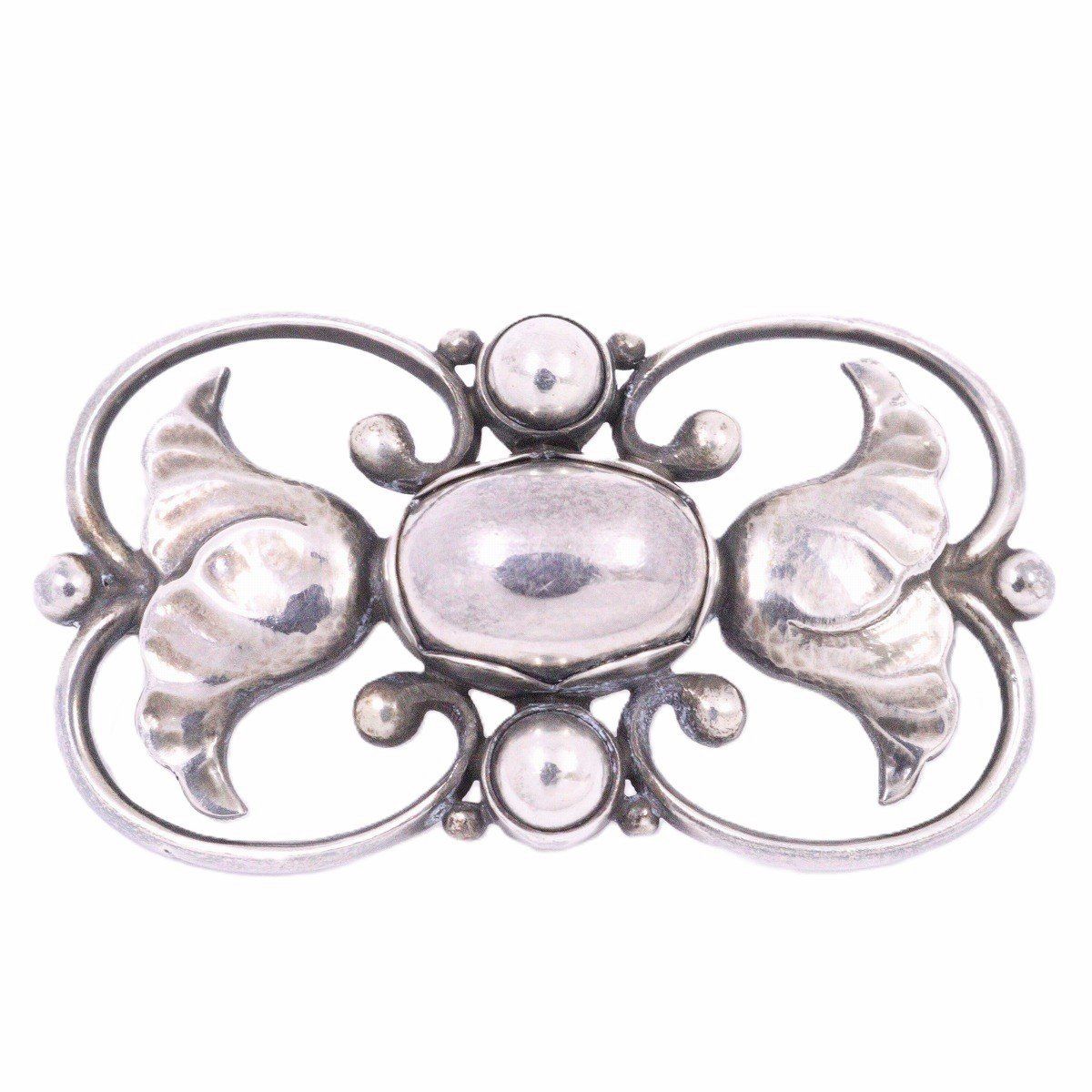 GEORG JENSEN ジョージジェンセン 236A フラワーモチーフ ブローチ