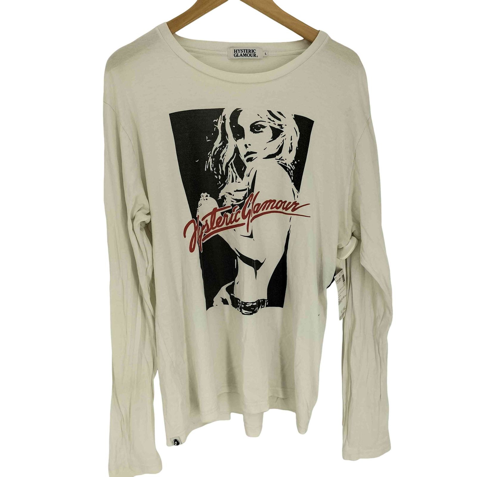 ヒステリックグラマー HYSTERIC GLAMOUR ビッグ ヒスガール プリント L/S Tシャツ メンズ JPN：L 